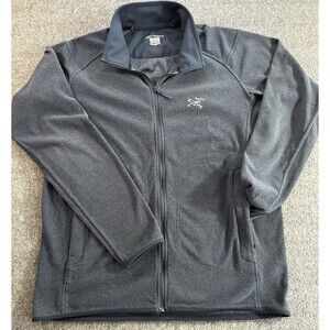 Vintage Arcteryx Polartec Grey Blue Fleece Full-zip Jacket Men’s Sz L/G Y2K Rare